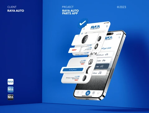 Raya Auto - Spare Parts App — websites & mobile apps by BRANDIZER, Cairo