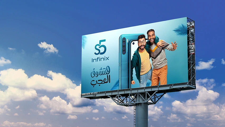Infinix S5 - Billboard Campaign — Technology campaign by BRANDIZER, image 1