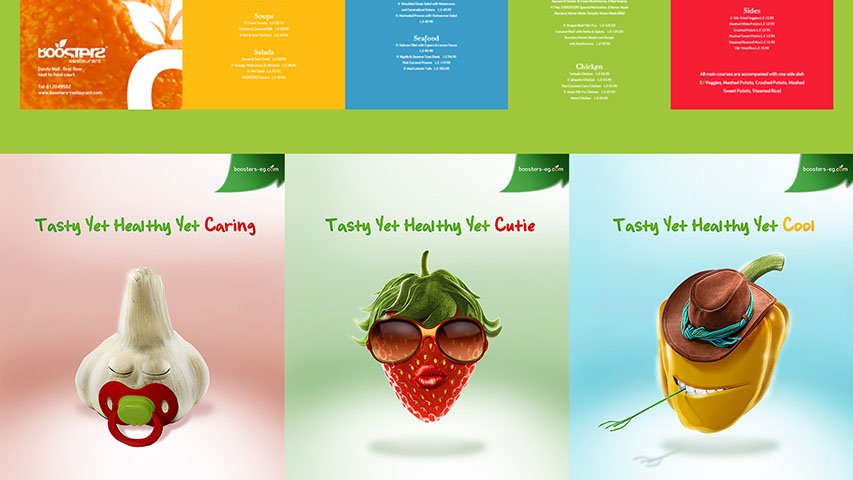 Boosters — Restaurants campaign by BRANDIZER