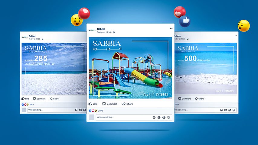 Sabbia — Real Estate campaign by BRANDIZER